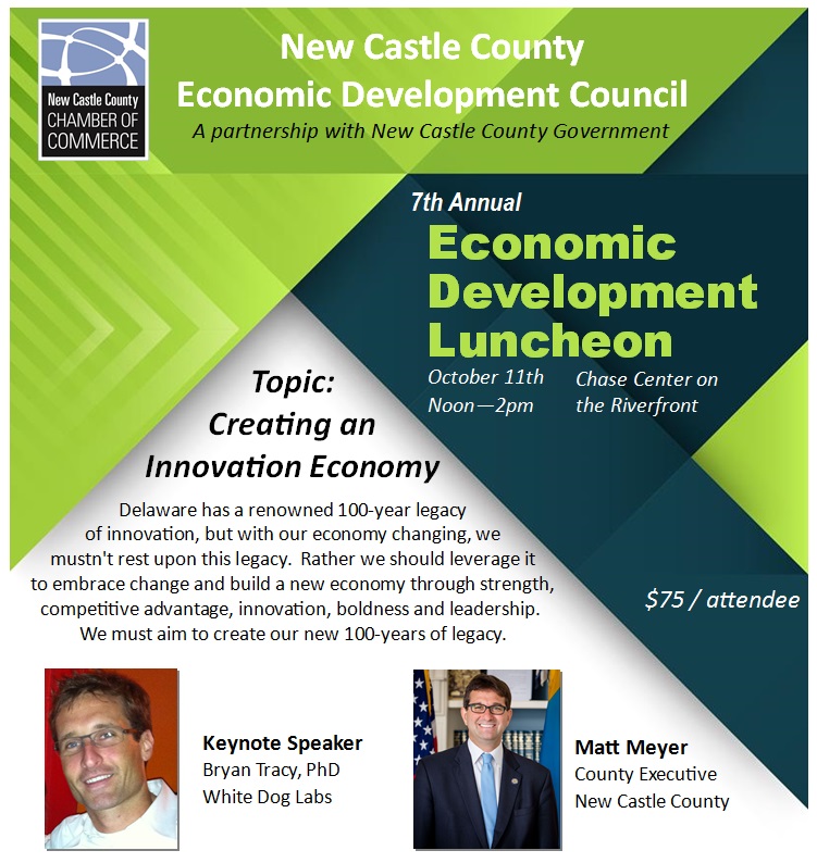 New Castle County Economic Development Council luncheon.